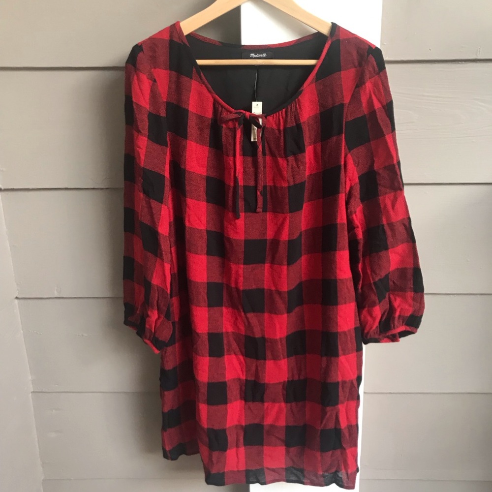 NWT Madewell Plaid Dress